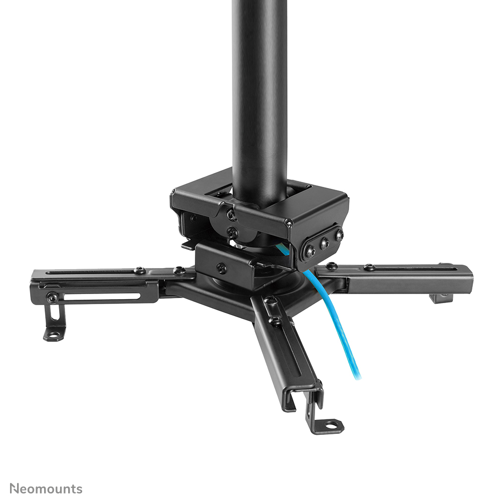 Neomounts CL25-540BL1 Support de plafond pour vidéoprojecteur - h60.5-90.5 cm - installation facile - orientable